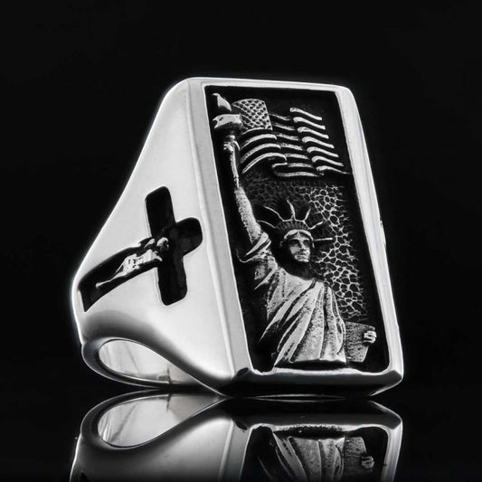 Statue Of Liberty Ring by SWISS PLUS - United States Rings - view 2