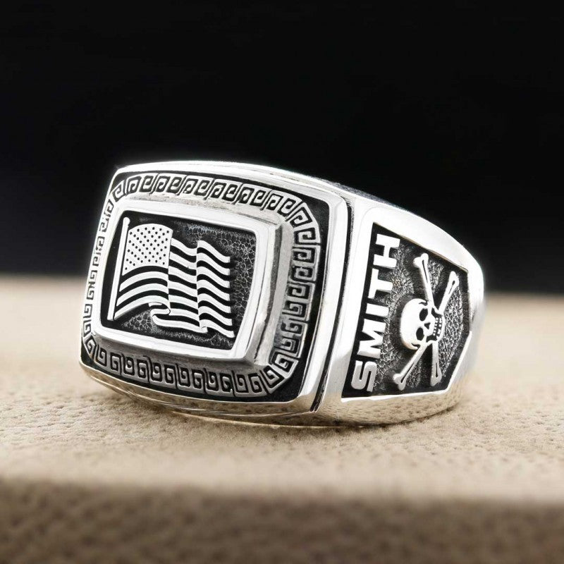 Silver US Ring