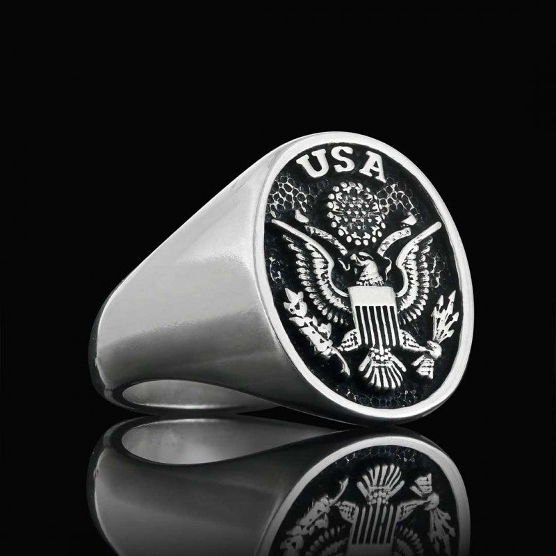 USA Eagle Ring - view 3