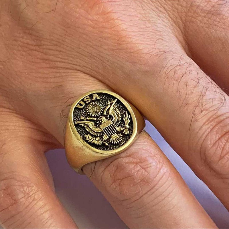 USA Eagle Ring - view 6