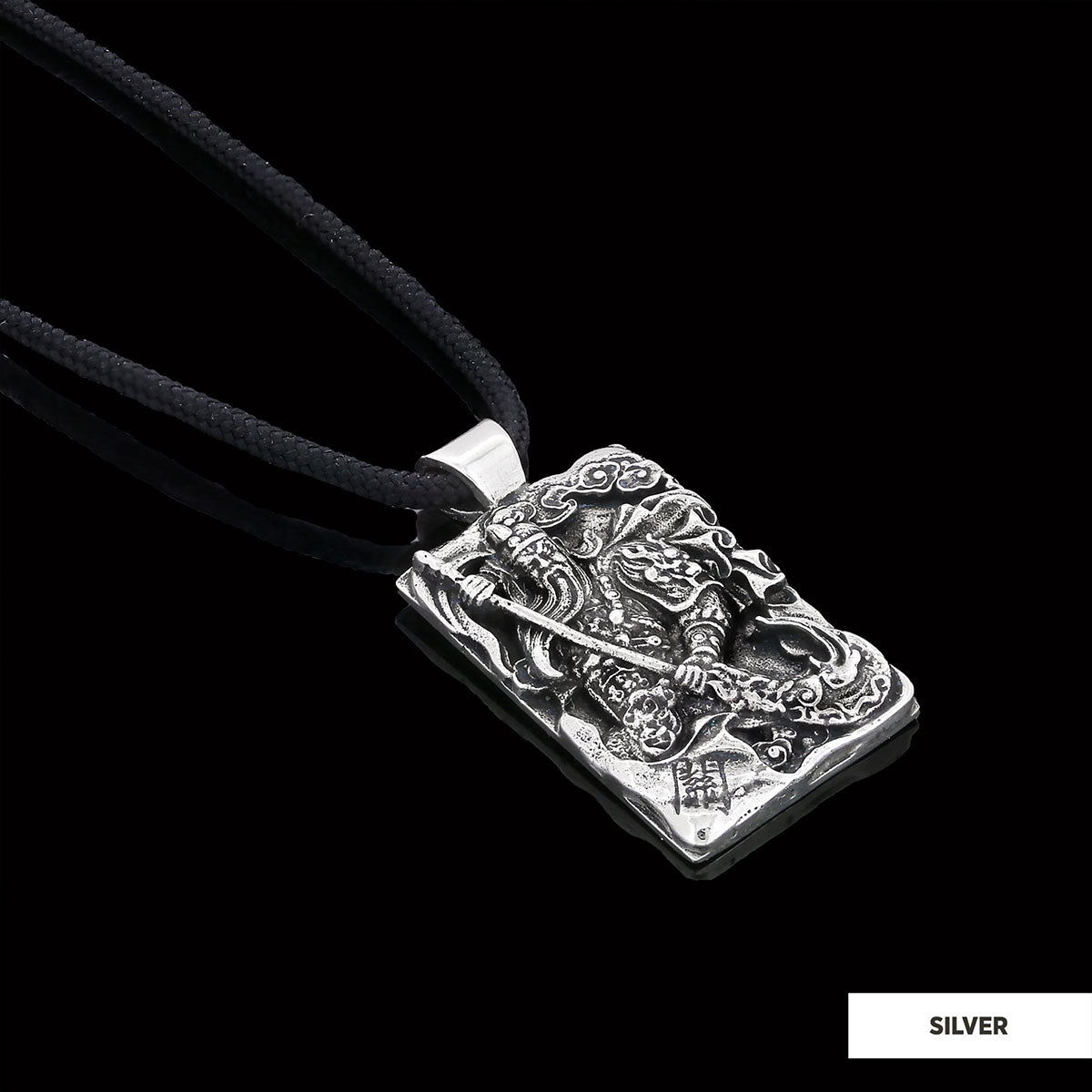 Unique Design Handmade Warrior Pendant Silver