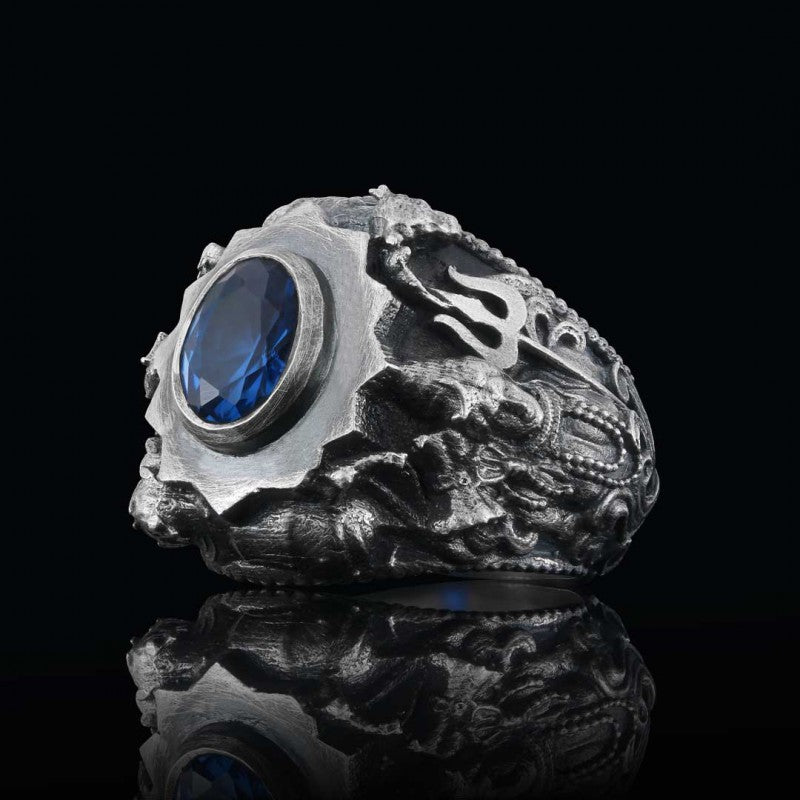 Unique Desing Lord Shiva Ring by SWISS PLUS - Buddhist Jewelry Collection - view 7