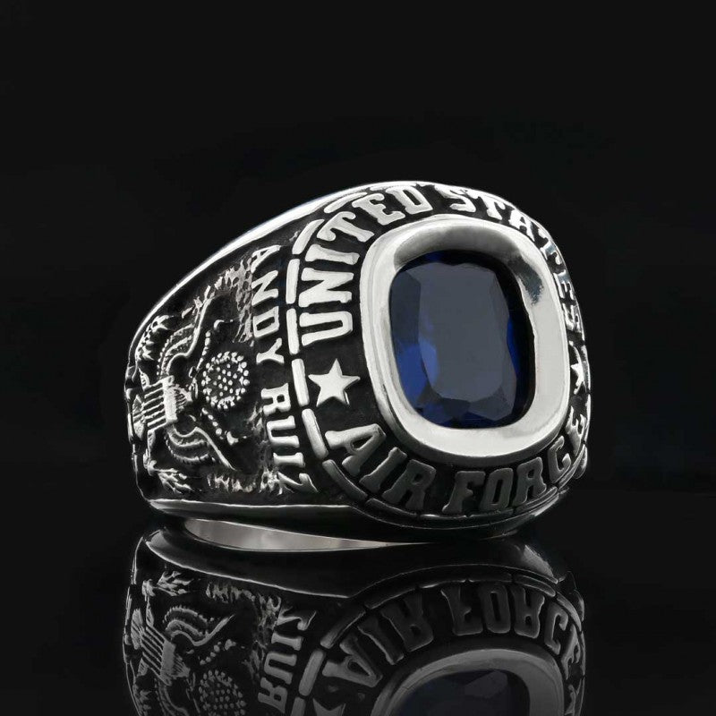 United States Air Force Ring Andy Ruiz 1980 by SWISS PLUS - Military Rings - view 5