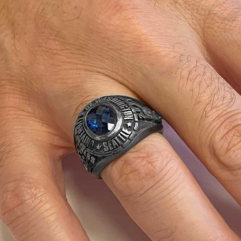 University of Washington Ring by SWISS PLUS - Custom College Class Rings - view 7