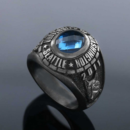University of Washington Ring by SWISS PLUS - Custom College Class Rings - view 2