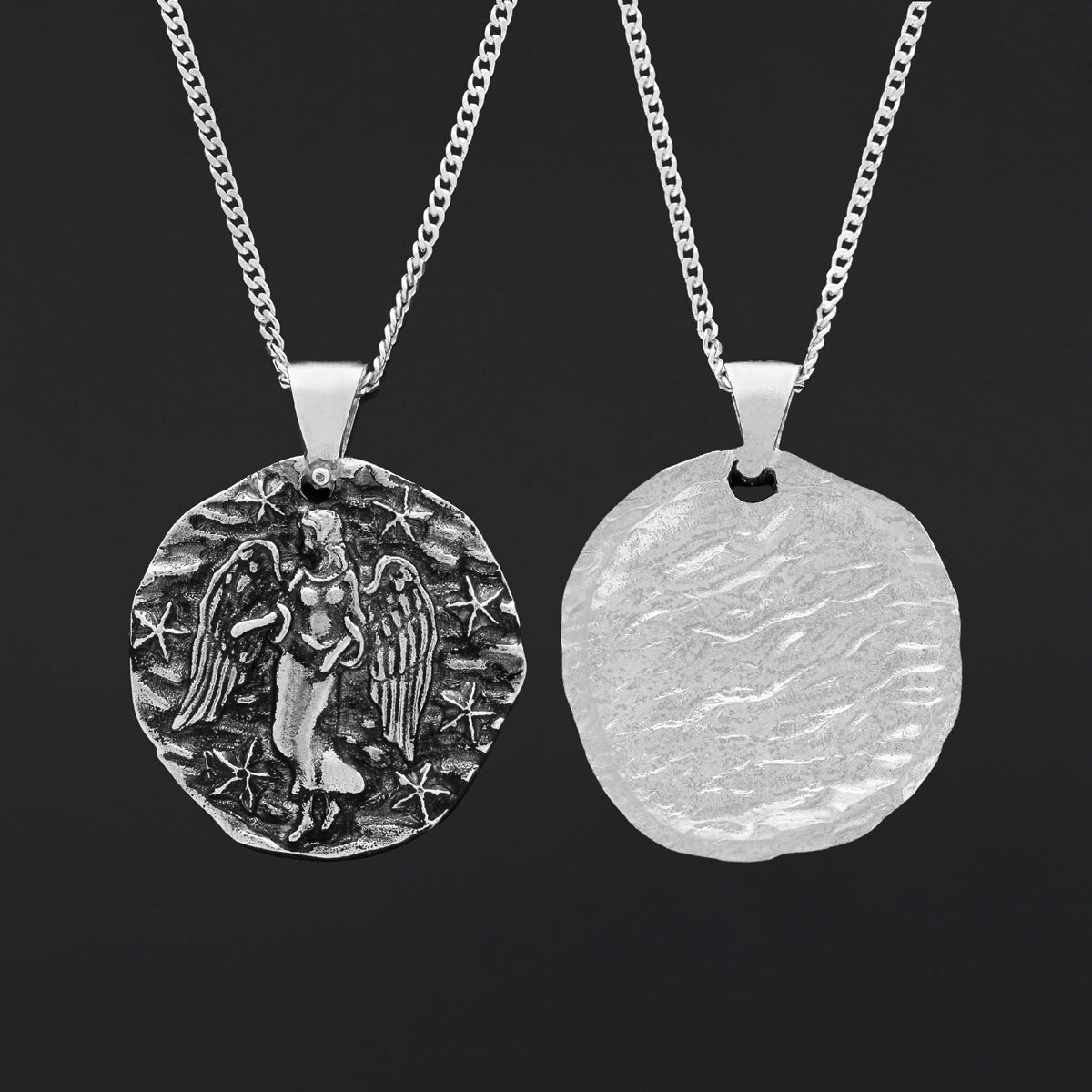 Virgo Pendant, Elegant Zodiac Necklace, Personalized Astrology Jewelry, Virgo Birth Sign, Customizable Sterling Silver Pendant - view 7