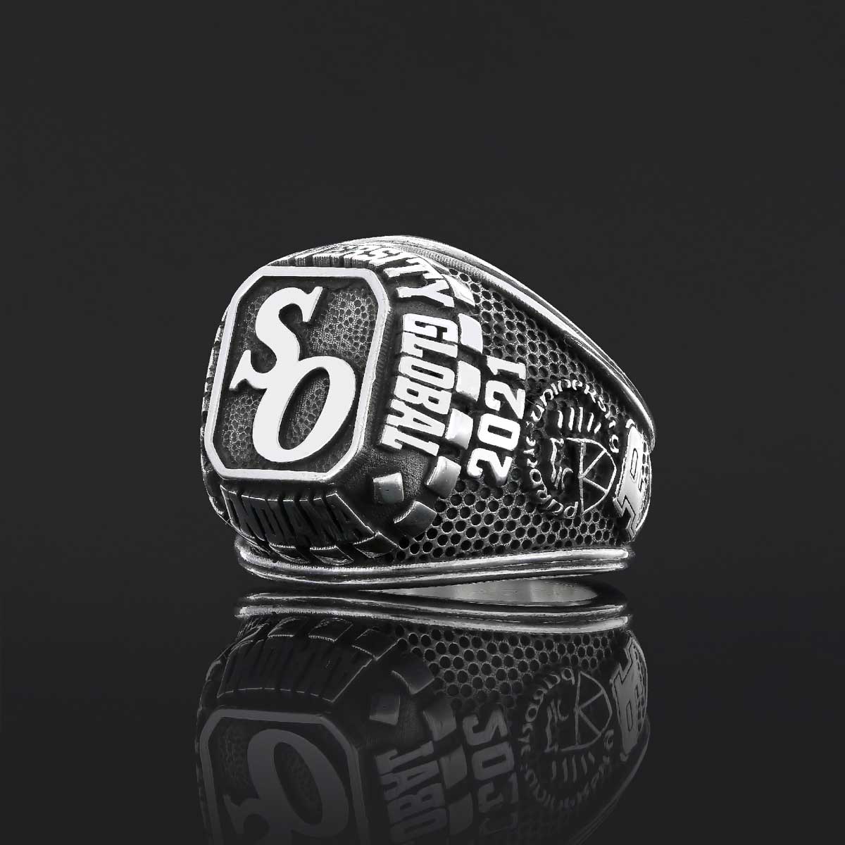Western New Mexico University Class Ring, Custom Desing University Ring, Personalized University Ring