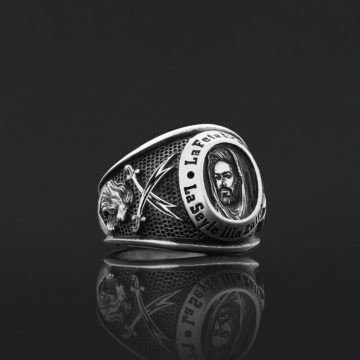 Zulfiqar Sword Ring, Islamic Ring, Dhulfiqar Sword Jewelry, Zulfiqar Face Ring, Hz Ali Ring Gift, Zulfiqar Jewelry, Muslim Silver Jewelry Silver