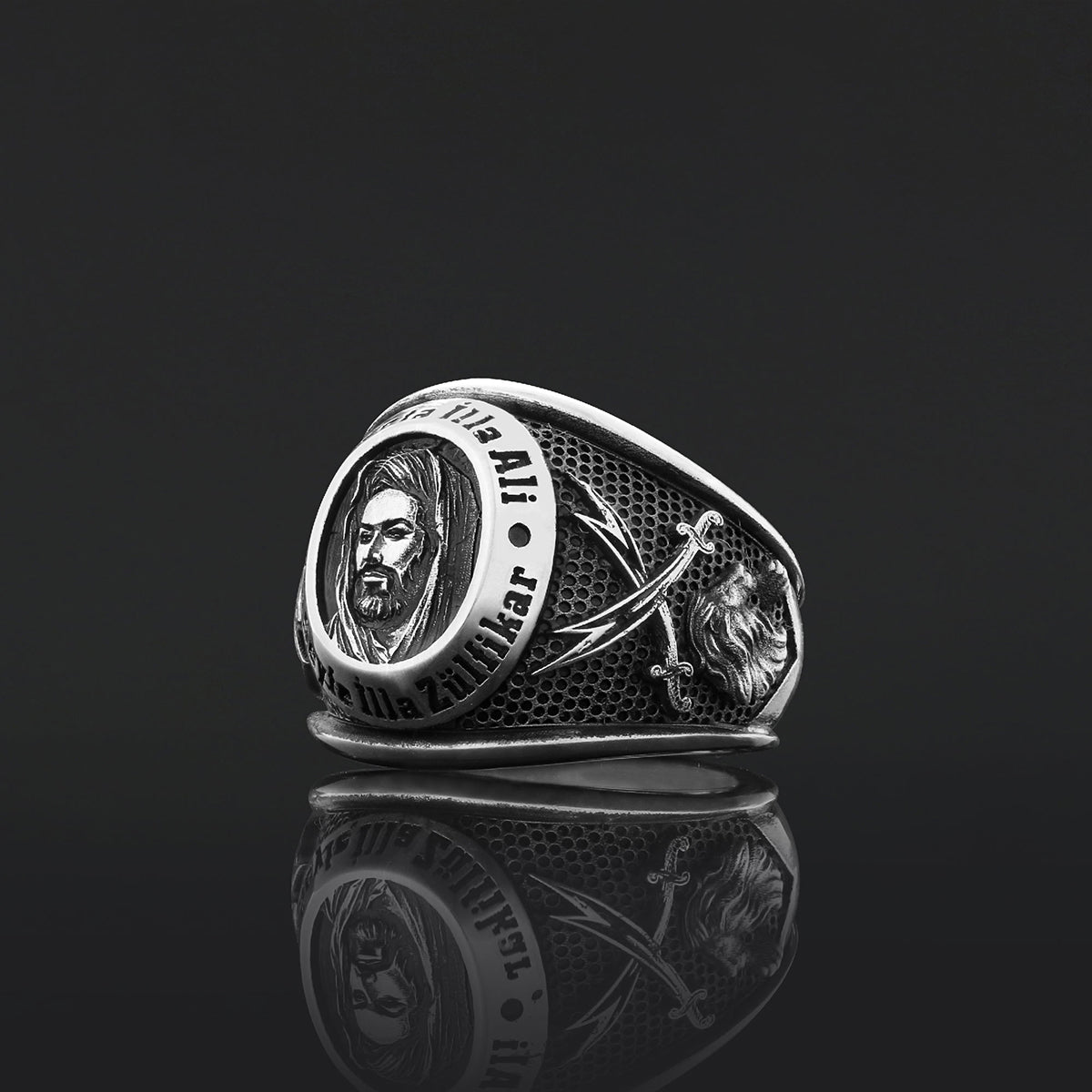 Zulfiqar Sword Ring, Islamic Ring, Dhulfiqar Sword Jewelry, Zulfiqar Face Ring, Hz Ali Ring Gift, Zulfiqar Jewelry, Muslim Si