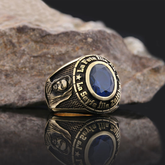 Zulfiqar Sword Ring, Muslim Ring, Dhulfiqar Sword Jewelry, Islamic Zulfiqar Stone With Ring, Hazrat Ali Lion Ring, Hz Ali Face Ring Gift Gold