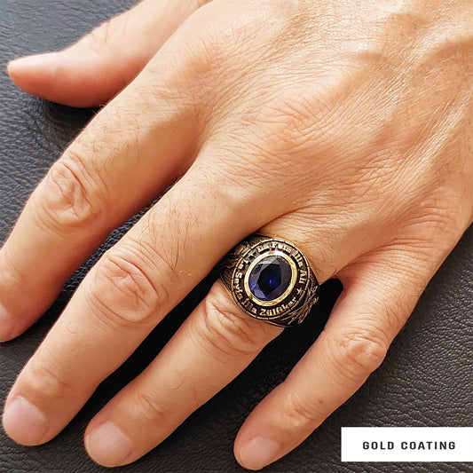 Zulfiqar Sword Ring, Muslim Ring, Dhulfiqar Sword Jewelry, Islamic Zulfiqar Stone With Ring, Hazrat Ali Lion Ring, Hz Ali Face Ring Gift - view 2