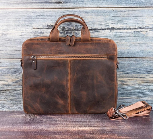 Apollo Geniun Leather Laptop Bag For 13"