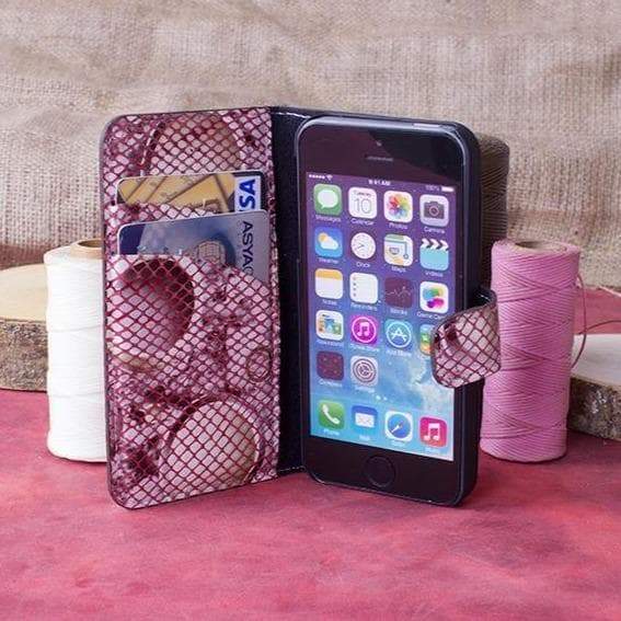 Apple iPhone 5 Leather Case / WC - Wallet Case Y5
