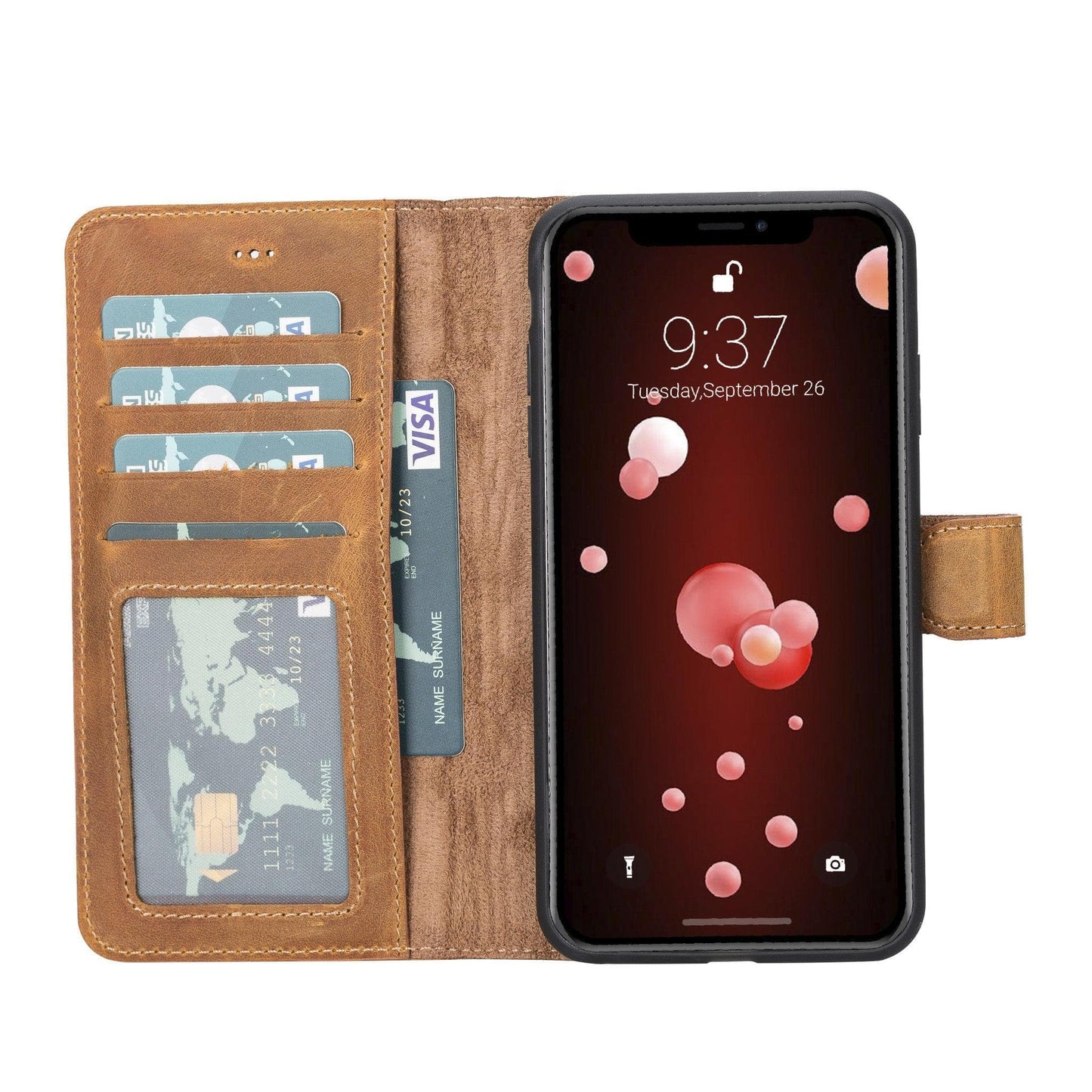Apple iPhone XSM Detachable Leather Case / MW