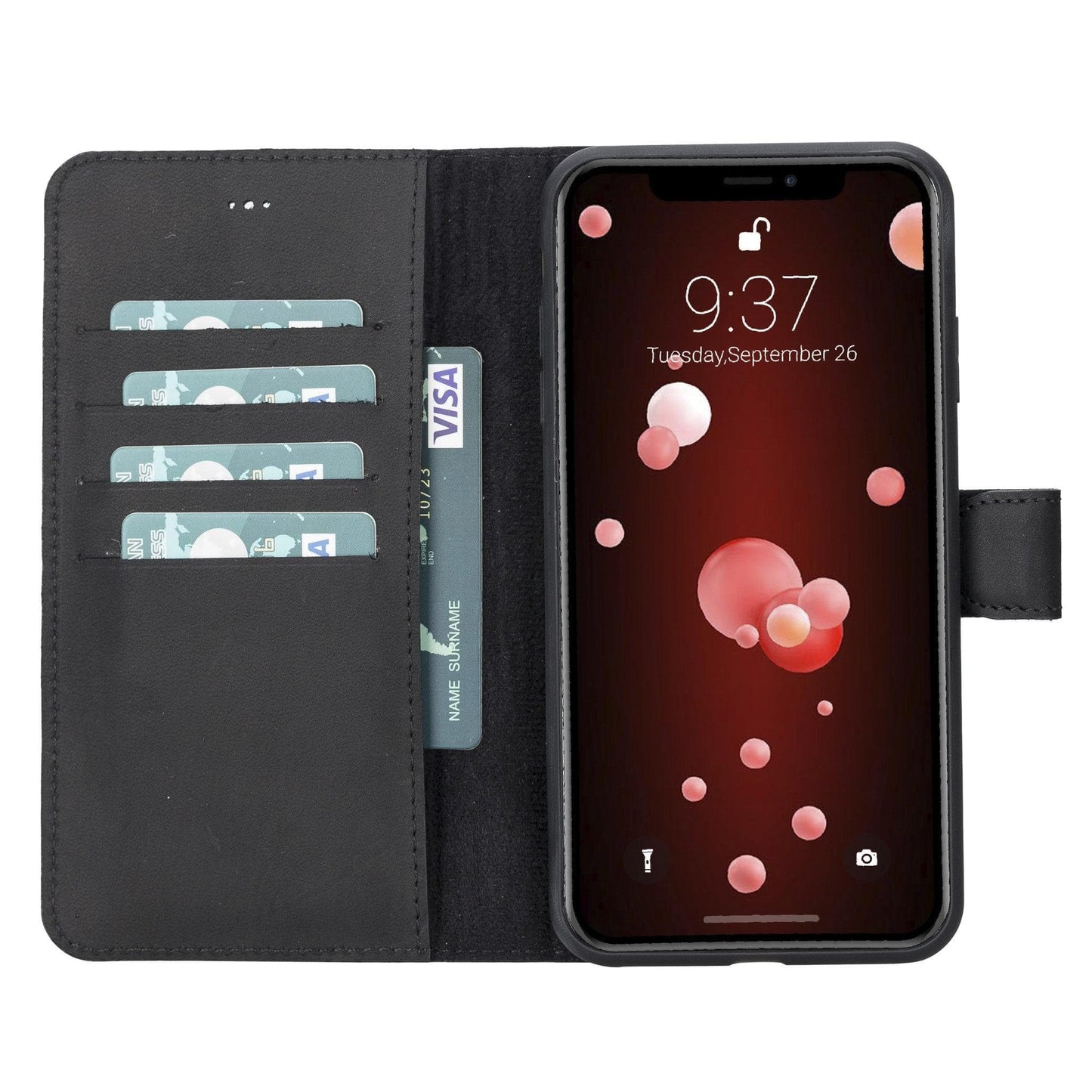 Apple iPhone XSM Detachable Leather Case / MW