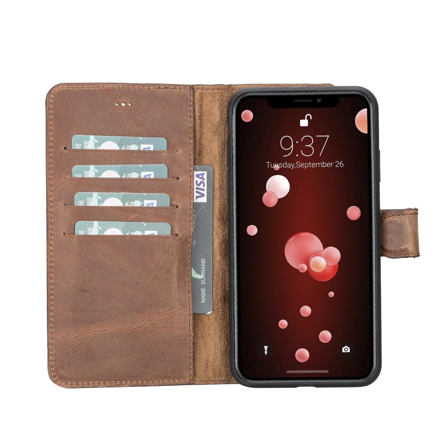 Apple iPhone XSM Detachable Leather Case / MW