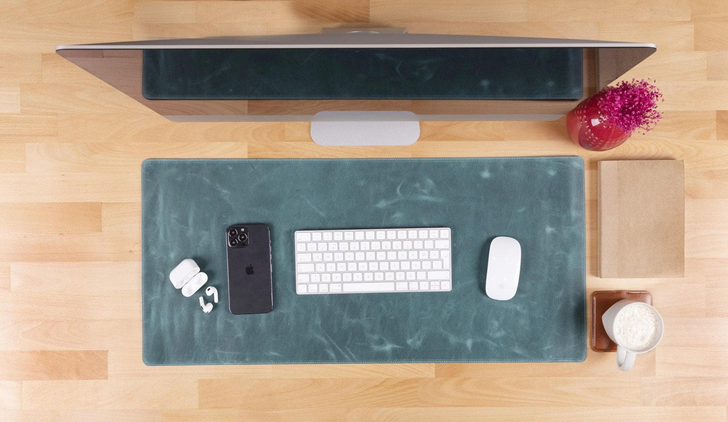 Leather Desk Mat 37x80