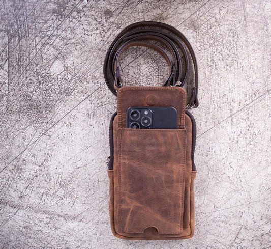 Nino lederen crossbodytas