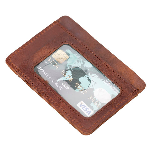 Porte-cartes en cuir Parme
