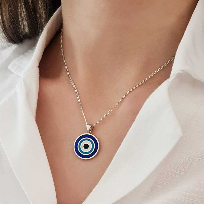Custom Design Blue Evil Eye Beads Pendant by SWISS PLUS - Blue Evil Eye Beads Pendants - view 4