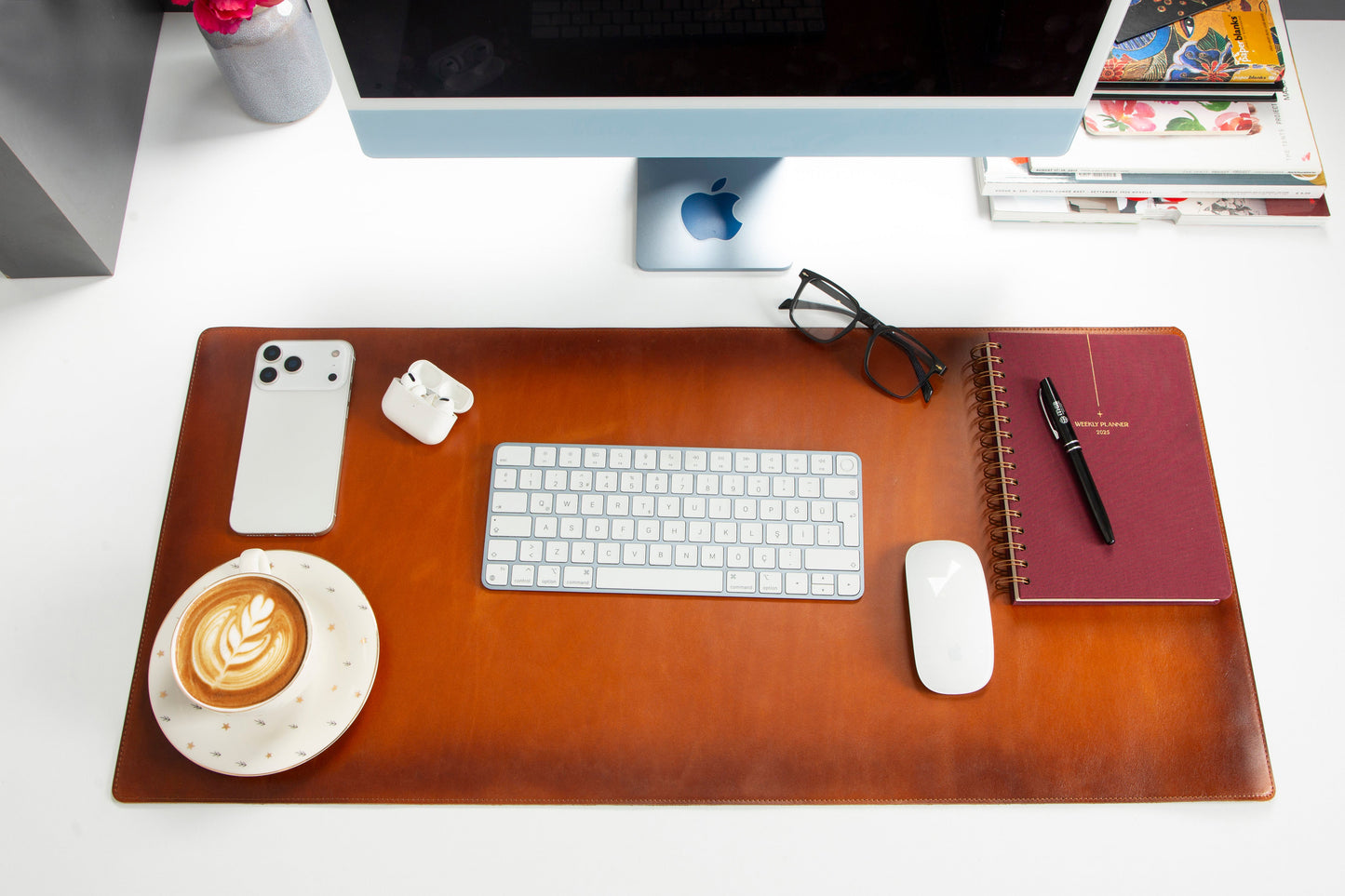 Leather Desk Mat Medium