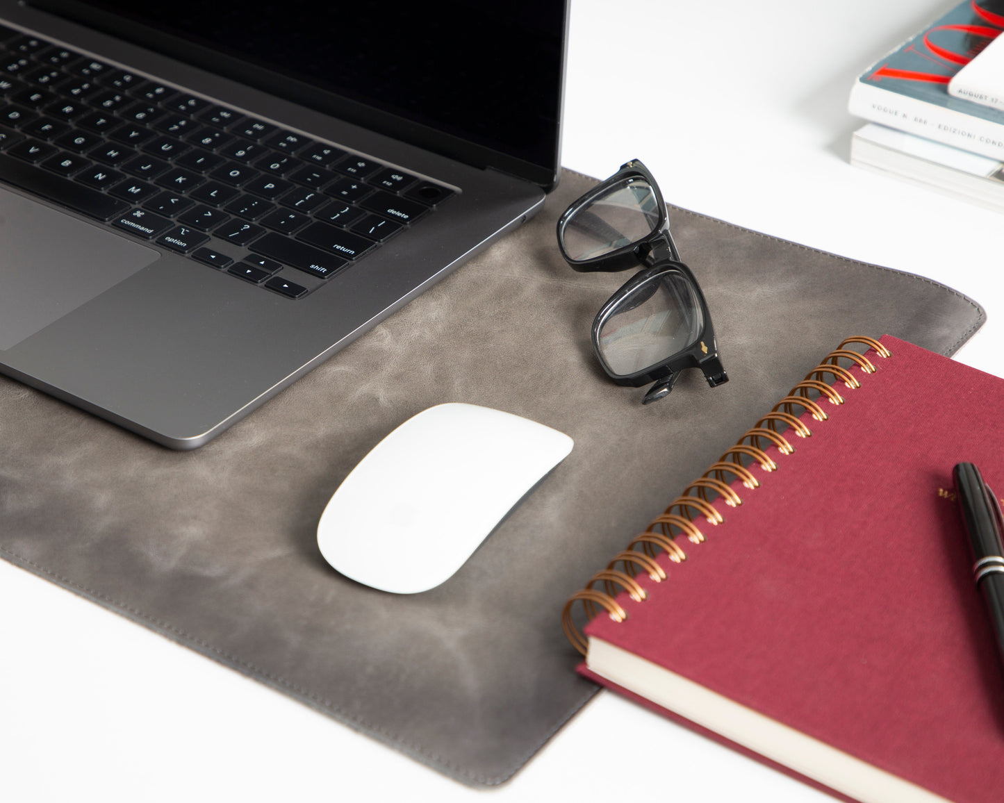 Natural Leather Desk Mat Small