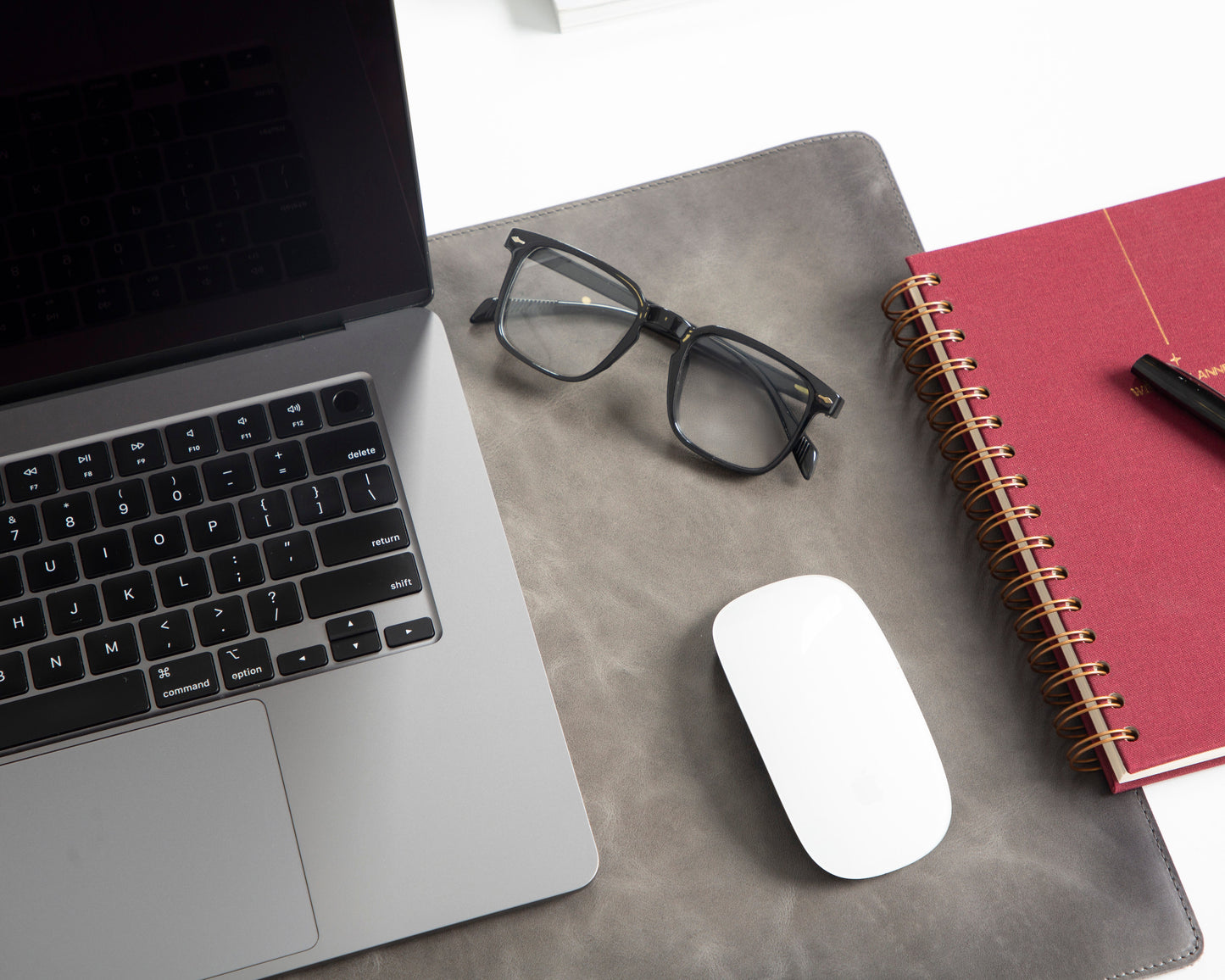 Natural Leather Desk Mat Small