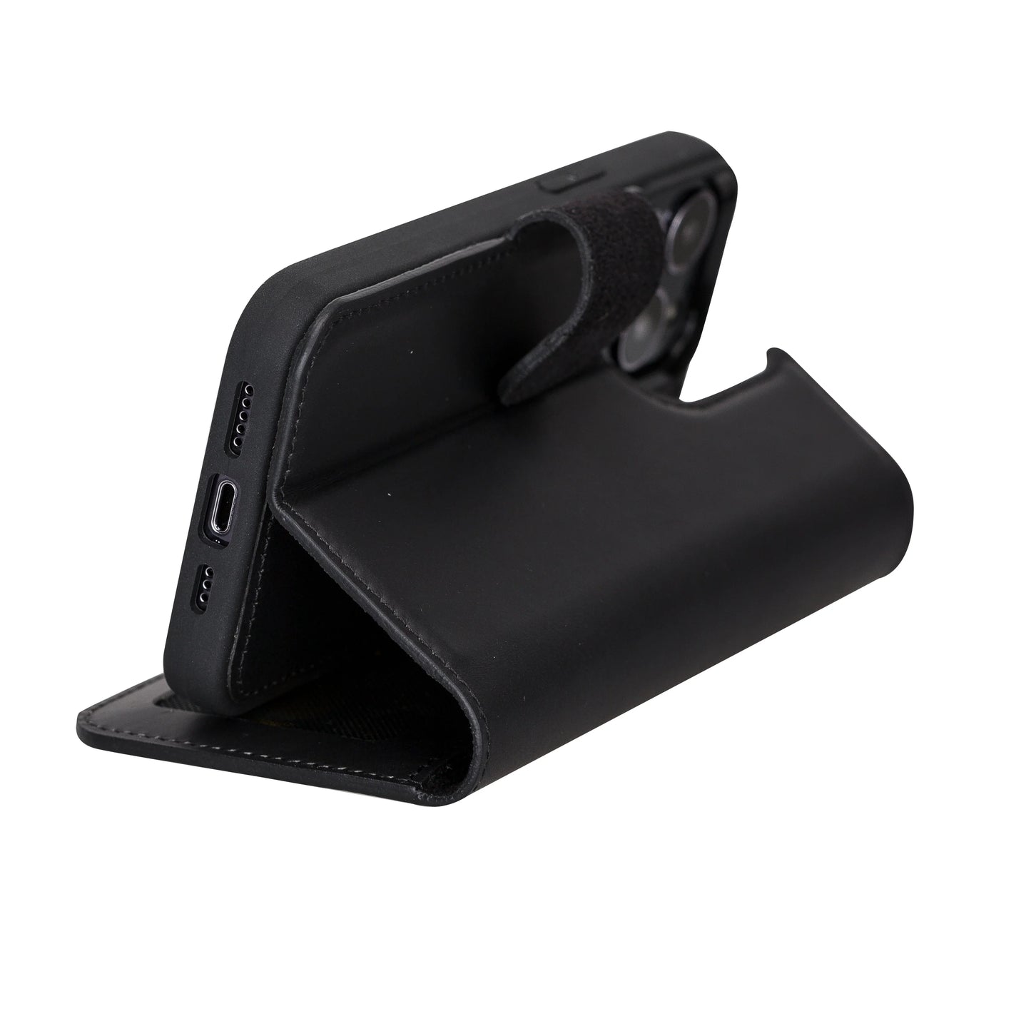 Liluri iPhone 13 Pro Detachable Leather Wallet Case