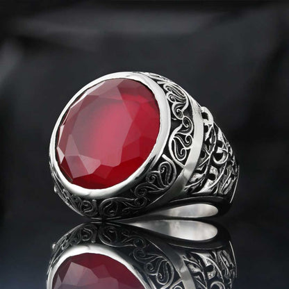 925 Silver Stone Ring by SWISS PLUS - Unique Design Rings