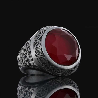 925 Silver Stone Ring by SWISS PLUS - Unique Design Rings - view 4
