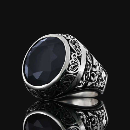 925 Silver Stone Ring by SWISS PLUS - Unique Design Rings - view 3