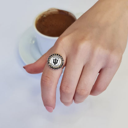 925 Sterling Ring Indiana University by SWISS PLUS - 925 Sterling Silver Rings for Men & Women - view 6