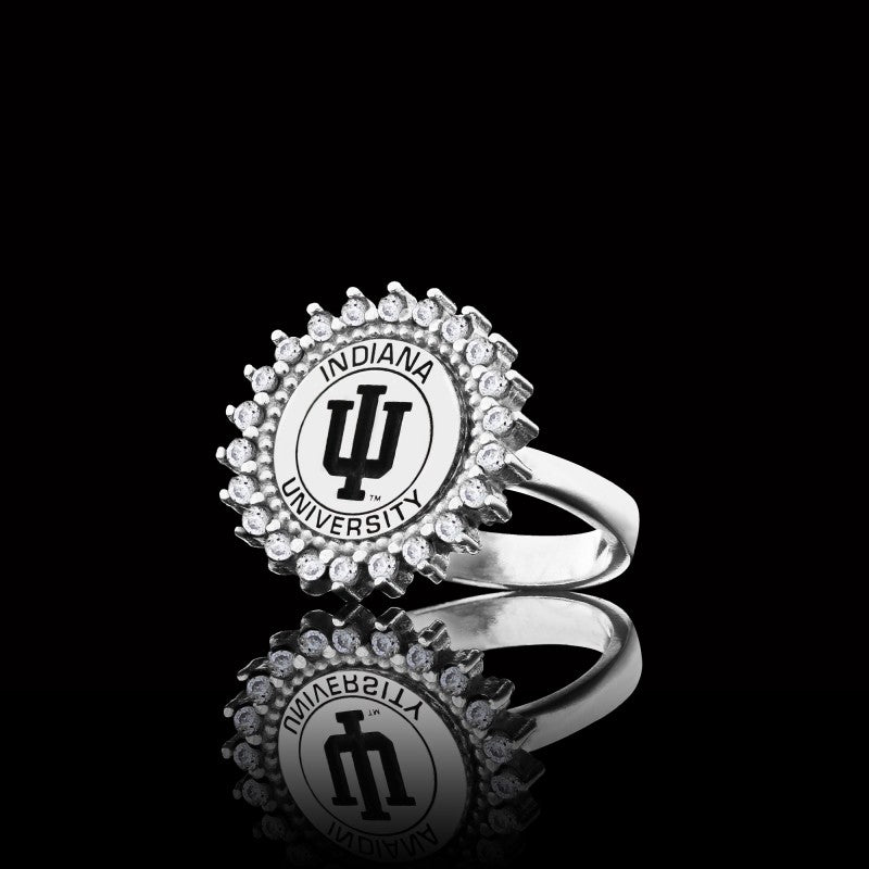 925 Sterling Ring Indiana University by SWISS PLUS - 925 Sterling Silver Rings for Men & Women - view 2