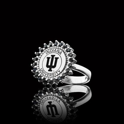 925 Sterling Ring Indiana University by SWISS PLUS - 925 Sterling Silver Rings for Men & Women - view 4