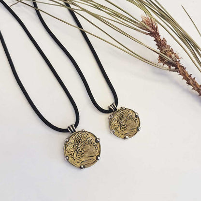 925 Sterling Silver Alexander the Great Coin Women Pendant by SWISS PLUS - Unique Design Women Pendants - view 5