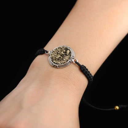 925 Sterling Silver Aquarius Bracelet by SWISS PLUS - Zodiac Collection - view 4