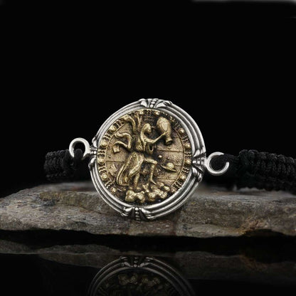925 Sterling Silver Aquarius Bracelet by SWISS PLUS - Zodiac Collection - view 5
