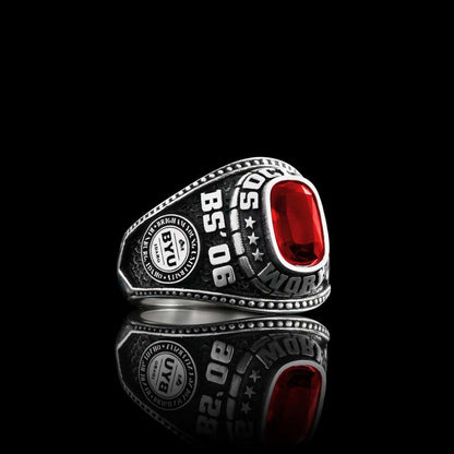 925 Sterling Silver California Staet University Women Ring by SWISS PLUS - Custom College Class Rings - view 3