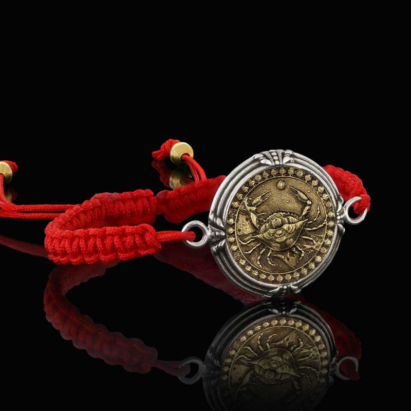 925 Sterling Silver Cancer Bracelet by SWISS PLUS - Zodiac Collection - view 2