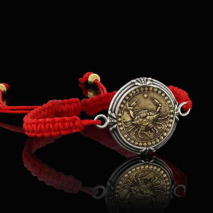 925 Sterling Silver Cancer Bracelet by SWISS PLUS - Zodiac Collection - view 2