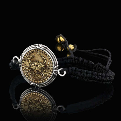 925 Sterling Silver Cancer Bracelet by SWISS PLUS - Zodiac Collection - view 3