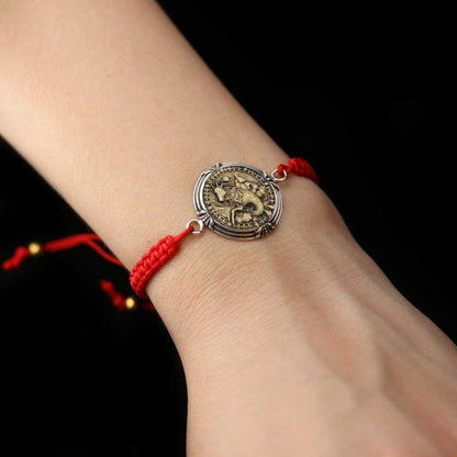 925 Sterling Silver Capricorn Bracelet by SWISS PLUS - Zodiac Collection - view 4