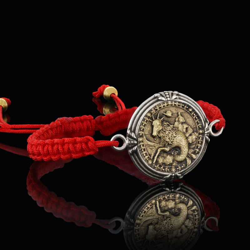 925 Sterling Silver Capricorn Bracelet - view 6