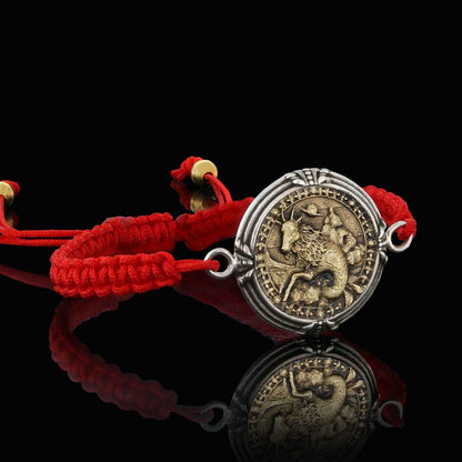 925 Sterling Silver Capricorn Bracelet by SWISS PLUS - Zodiac Collection - view 6