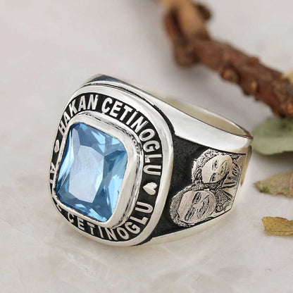 925 Sterling Silver Darling Photo Ring by SWISS PLUS - Photo Collection