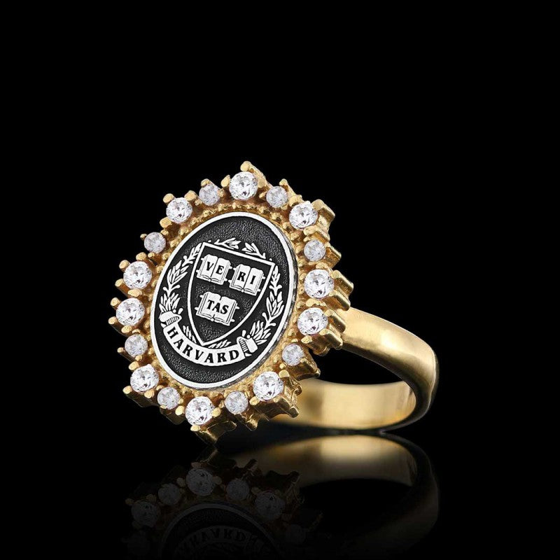 925 Sterling Silver Design Harvard Women Ring - view 4