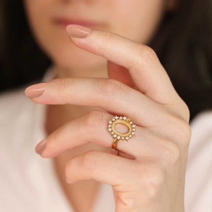 925 Sterling Silver Design Women Ring by SWISS PLUS - 925 Sterling Silver Rings for Men & Women
