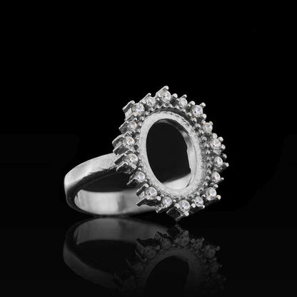 925 Sterling Silver Design Women Ring by SWISS PLUS - 925 Sterling Silver Rings for Men & Women - view 2