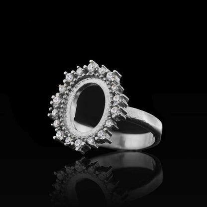 925 Sterling Silver Design Women Ring by SWISS PLUS - 925 Sterling Silver Rings for Men & Women - view 3