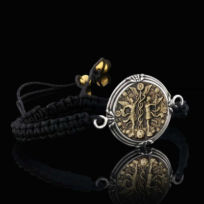 925 Sterling Silver Gemini Bracelet by SWISS PLUS - Zodiac Collection - view 3